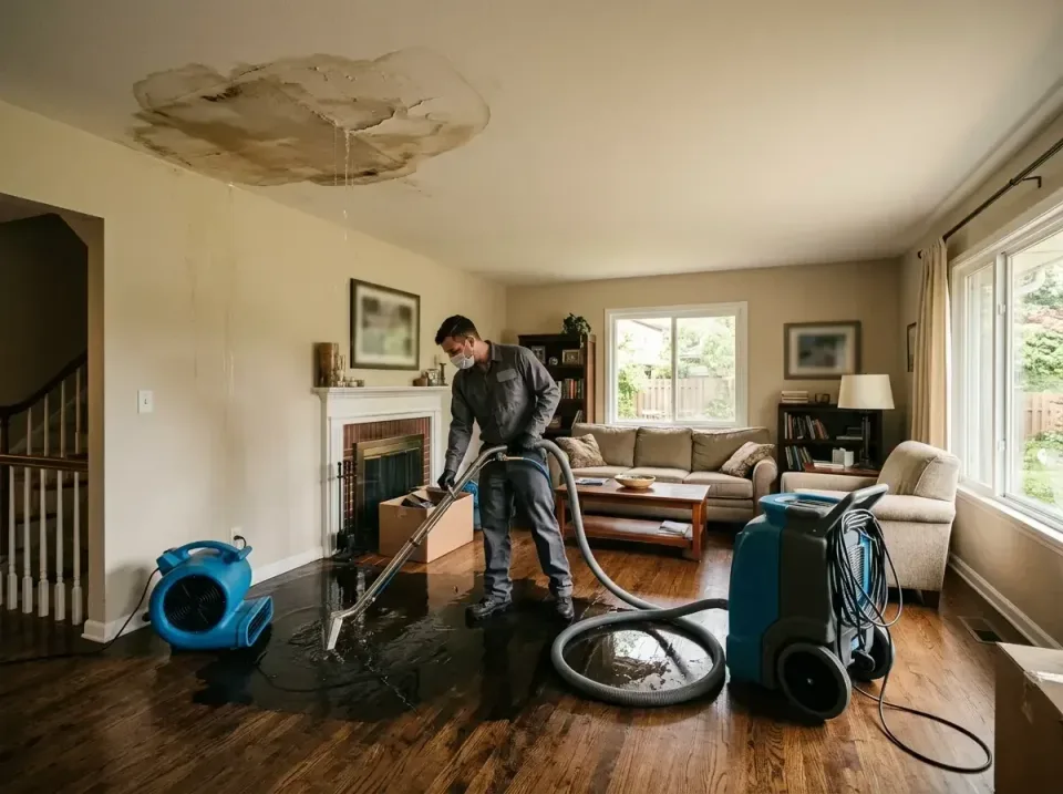 attic-pipe-burst-ceiling-drip-008 — frequently asked questions, Water Damage Restoration & Carpet Care in Rockland, ME
